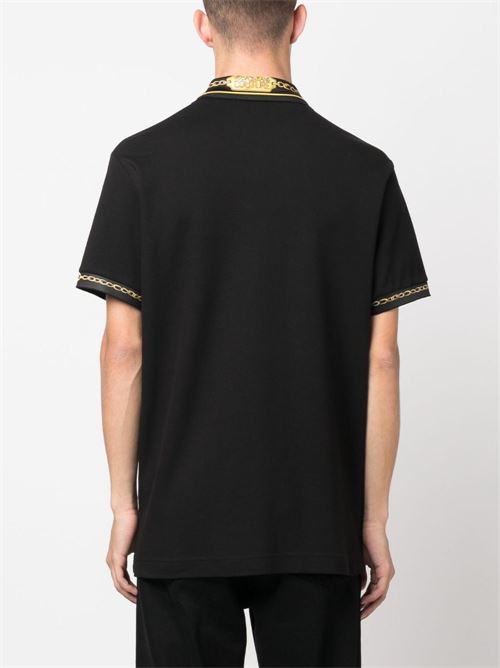Polo uomo con logo Versace jeans Couture | 75GAGT01CJ01TG89